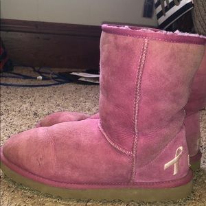 Ugg boots. Breast cancer edition. MAKE OFFER